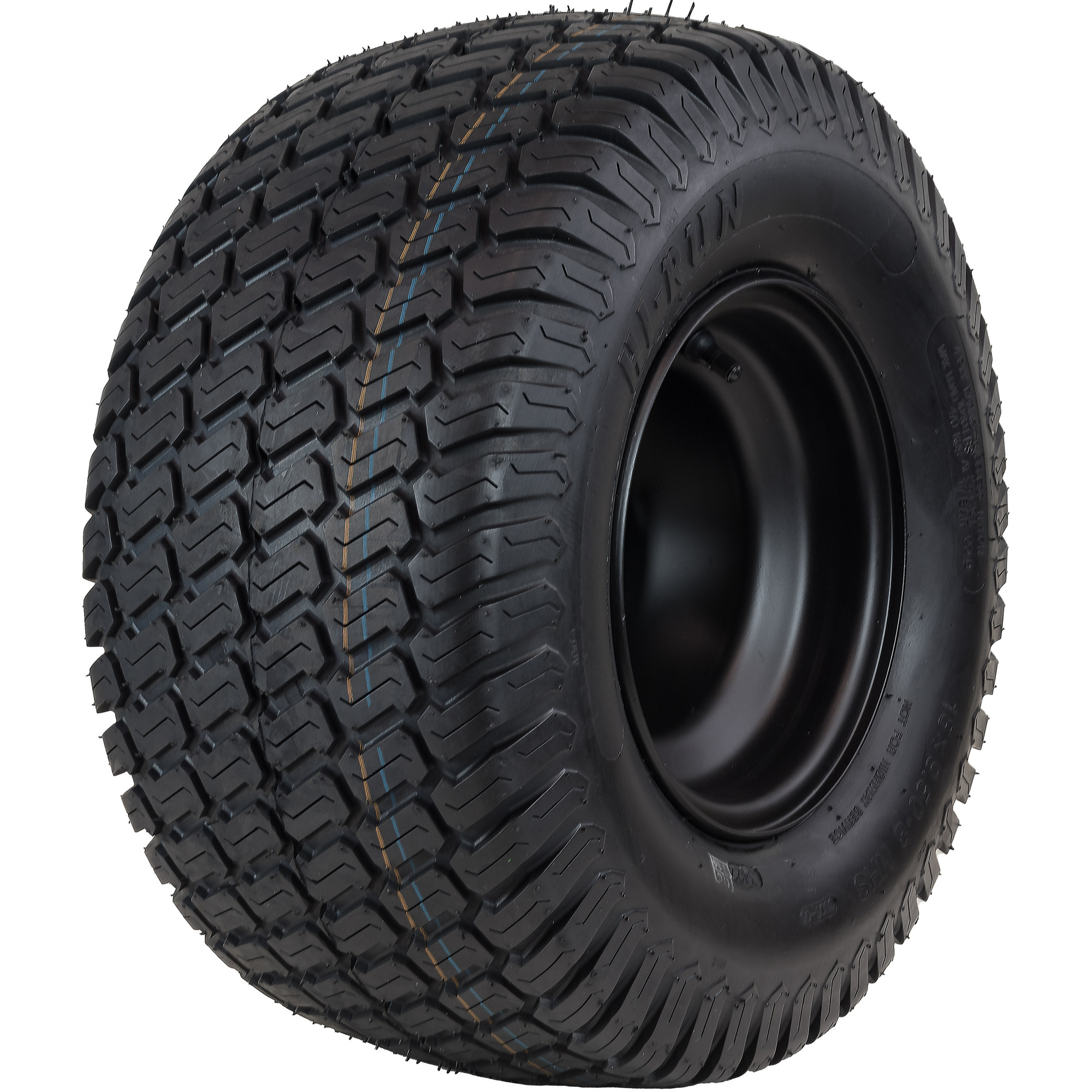 HI-RUN, LG Tire Assembly, Black Rim, Tire Size 18X9.50-8 Load Range Rating B, Model# ASB1216